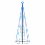 Juletre Kjegleformet Blå 310 Lysdioder 100X300 Cm