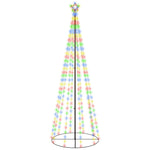 Juletre Kjegleformet Fargerik 310 Lysdioder 100X300 Cm