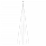 Juletre På Flaggstang 310 Led Fargerik 300 Cm