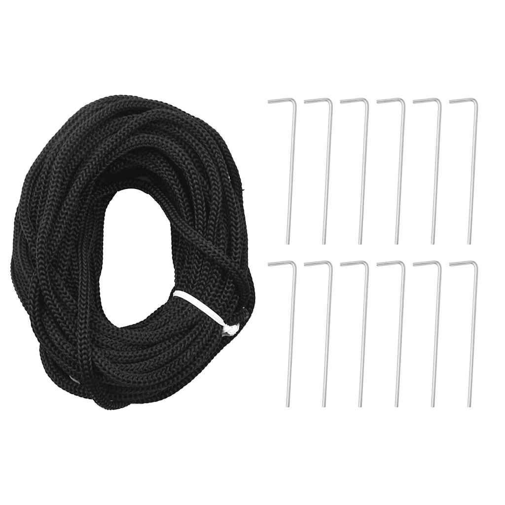 Juletre På Flaggstang 732 Led Varmhvit 500 Cm