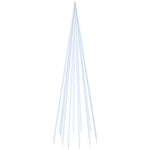 Juletre På Flaggstang 732 Led Kaldhvit 500 Cm