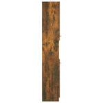 Baderomsskap Røkt Eik 32X34X188,5 Cm Konstruert Tre