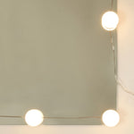 Speilskap Med Led Røkt Eik 91X15X76,5 Cm