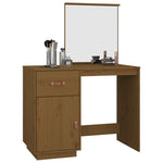Sminkebord Honningbrun 95X50X134 Cm Heltre Furu