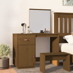 Sminkebord Honningbrun 95X50X134 Cm Heltre Furu