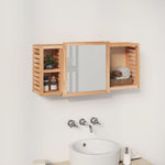 Speilskap 80X17X34 Cm Heltre Valnøtt