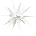 Julelys Med Bakkeplugg Og Led Foldbar Hvit 57 Cm