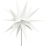 Julelys Med Plugger Og Led 3 Stk Foldbar Hvit 35 Cm