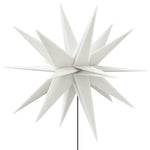 Julelys Med Plugger Og Led 3 Stk Foldbar Hvit 35 Cm