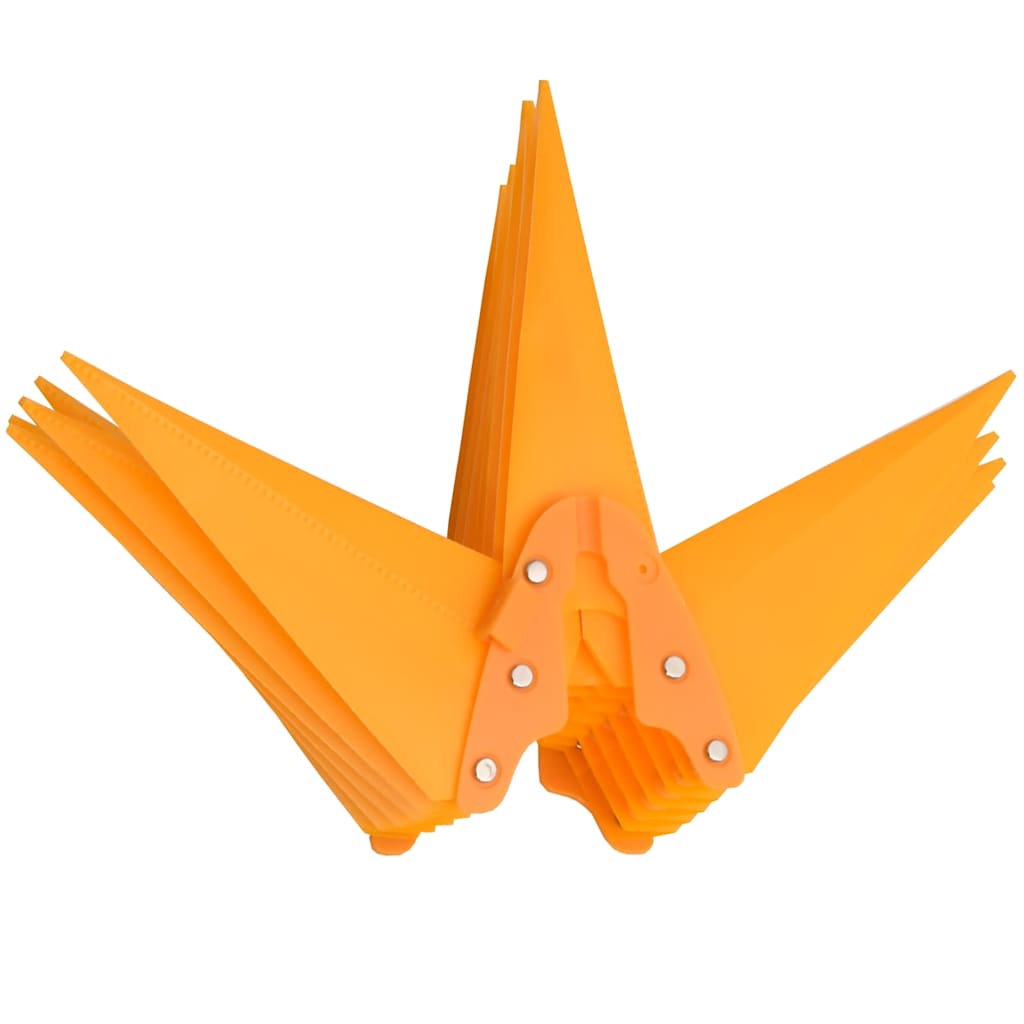 Julelys Med Plugger Og Led 3 Stk Foldbar Gul 35 Cm