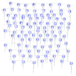 Istapplys Til Jul 200 Leds Blå 20 M Akryl Pvc