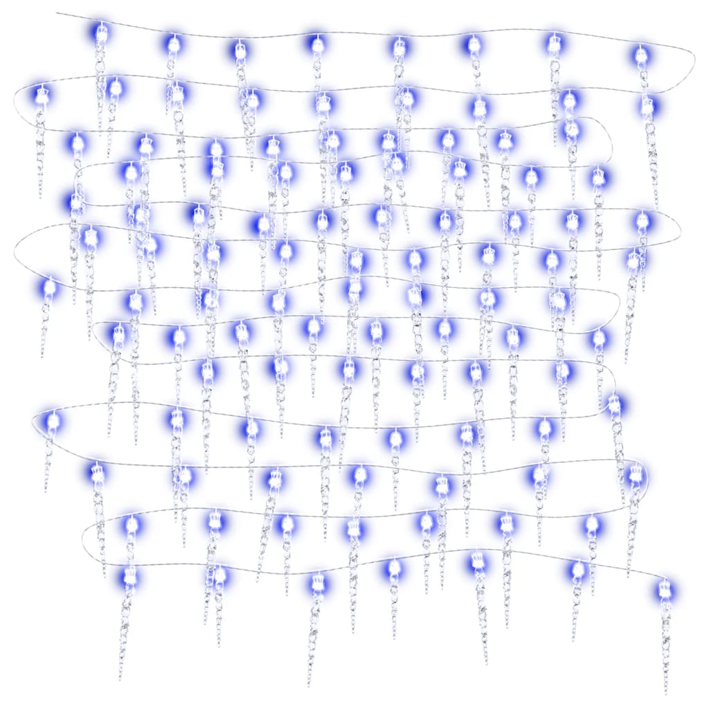 Istapplys Til Jul 200 Leds Blå 20 M Akryl Pvc