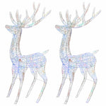 Julereinsdyr Xxl Akryl 250 Led 2 Stk 180 Cm Flerfarget