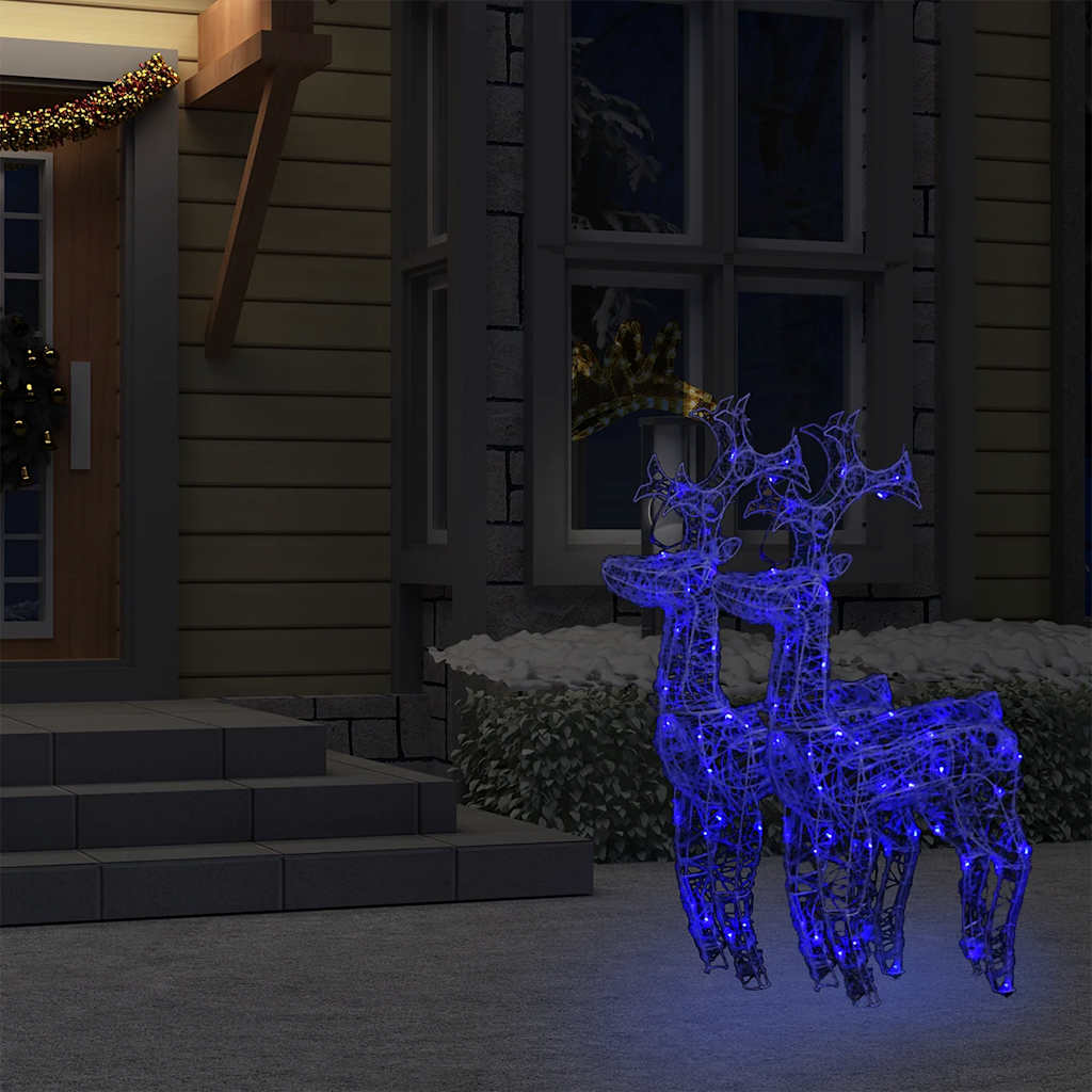 Reinsdyr Julepynt 2 Stk 60X16X100 Cm Akryl