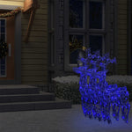 Reinsdyr Julepynt 3 Stk 60X16X100 Cm Akryl