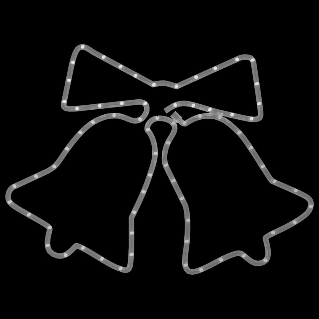 Juleklokkefigurer Med 72 Led 2 Stk Lysdioder 50X56 Cm