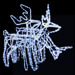 Julereinsdyrfigurer 3 Stk Kaldhvit