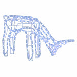 Julereinsdyrfigurer 3 Stk Kaldhvit