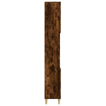 Baderomsskap Røkt Eik 30X30X190 Cm Konstruert Tre