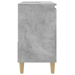 Baderomsskap Betonggrå 65X33X60 Cm Konstruert Tre