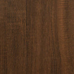 Baderomsskap Brun Eik 65X33X60 Cm Konstruert Tre