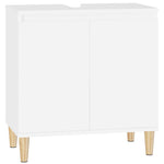 Servantskap Hvit 58X33X60 Cm Konstruert Tre