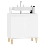 Servantskap Hvit 58X33X60 Cm Konstruert Tre
