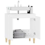 Servantskap Hvit 58X33X60 Cm Konstruert Tre