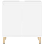 Servantskap Hvit 58X33X60 Cm Konstruert Tre