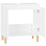 Servantskap Hvit 58X33X60 Cm Konstruert Tre