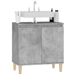 Servantskap Betonggrå 58X33X60 Cm Konstruert Tre