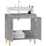 Servantskap Betonggrå 58X33X60 Cm Konstruert Tre