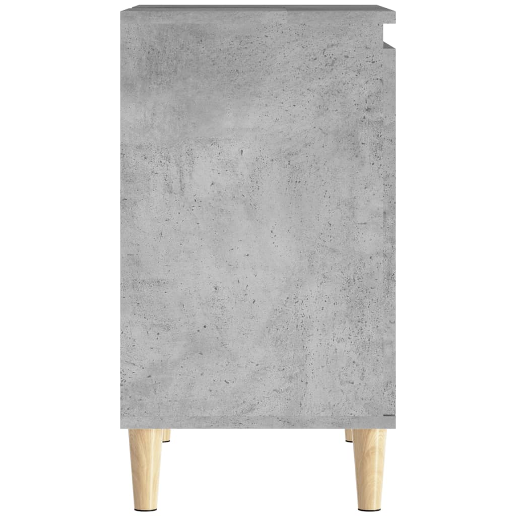 Servantskap Betonggrå 58X33X60 Cm Konstruert Tre