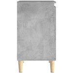 Servantskap Betonggrå 58X33X60 Cm Konstruert Tre