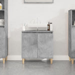 Servantskap Betonggrå 58X33X60 Cm Konstruert Tre