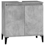Servantskap Betonggrå 58X33X60 Cm Konstruert Tre