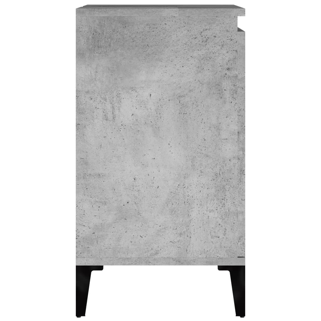 Servantskap Betonggrå 58X33X60 Cm Konstruert Tre