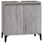 Servantskap Grå Sonoma 58X33X60 Cm Konstruert Tre