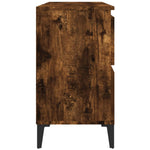 Servantskap Røkt Eik 80X33X60 Cm Konstruert Tre