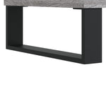 Baderomsskap Grå Sonoma Eik 30X30X100 Cm Konstruert Tre
