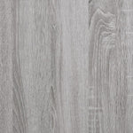 Baderomsskap Grå Sonoma Eik 30X30X100 Cm Konstruert Tre