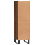 Baderomsskap Brun Eik 30X30X100 Cm Konstruert Tre