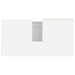 Baderomsskap Hvit 65X33X60 Cm Konstruert Tre