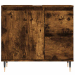 Baderomsskap Røkt Eik 65X33X60 Cm Konstruert Tre