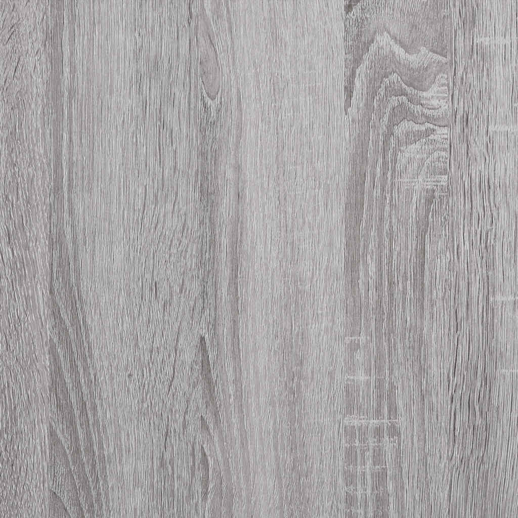 Baderomsskap Grå Sonoma Eik 65X33X60 Cm Konstruert Tre