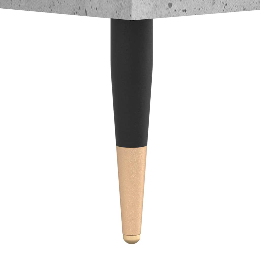 Baderomsskap Betonggrå 80X33X60 Cm Konstruert Tre