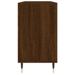 Baderomsskap Brun Eik 80X33X60 Cm Konstruert Tre