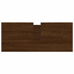Baderomsskap Brun Eik 80X33X60 Cm Konstruert Tre