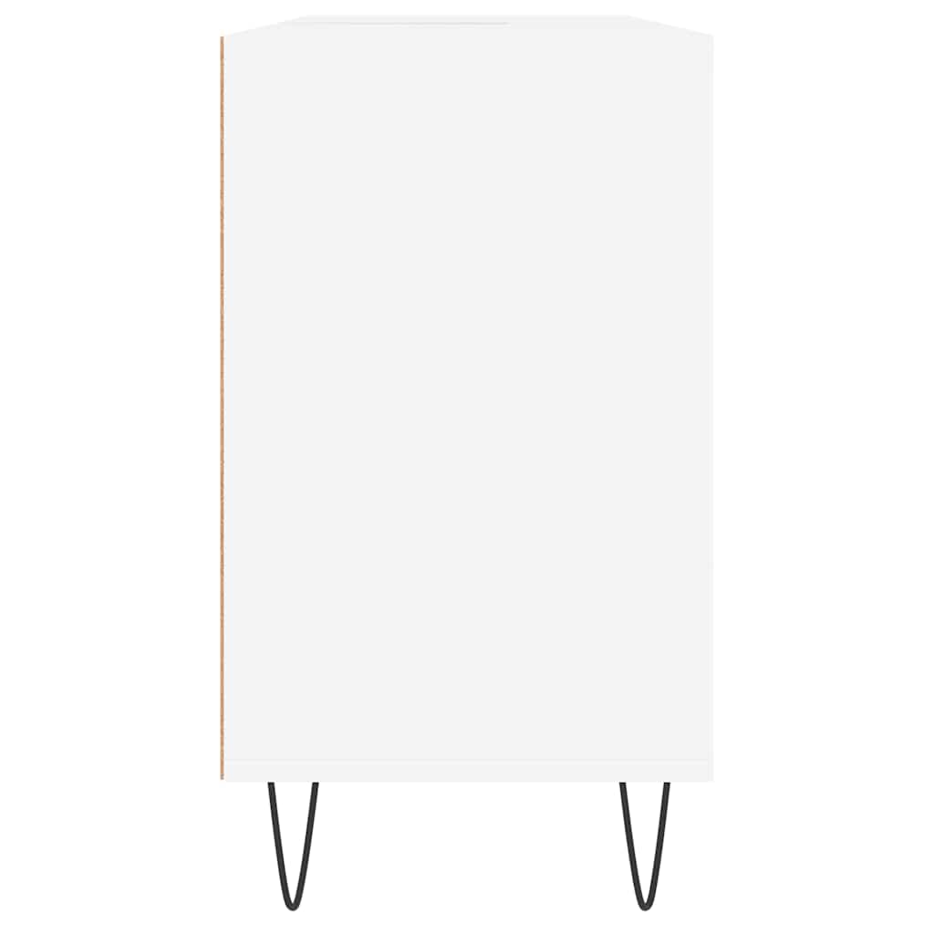 Baderomsskap Hvit 80X33X60 Cm Konstruert Tre
