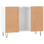 Baderomsskap Hvit 80X33X60 Cm Konstruert Tre